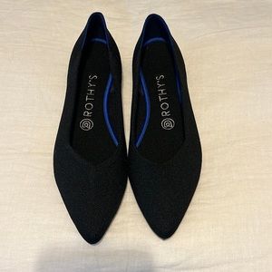 Rothy’s Black Pointed Toe size 8